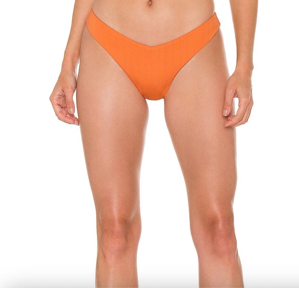 onia Chiara Bikini Bottom in Sunburst NWT Size Medium Orange